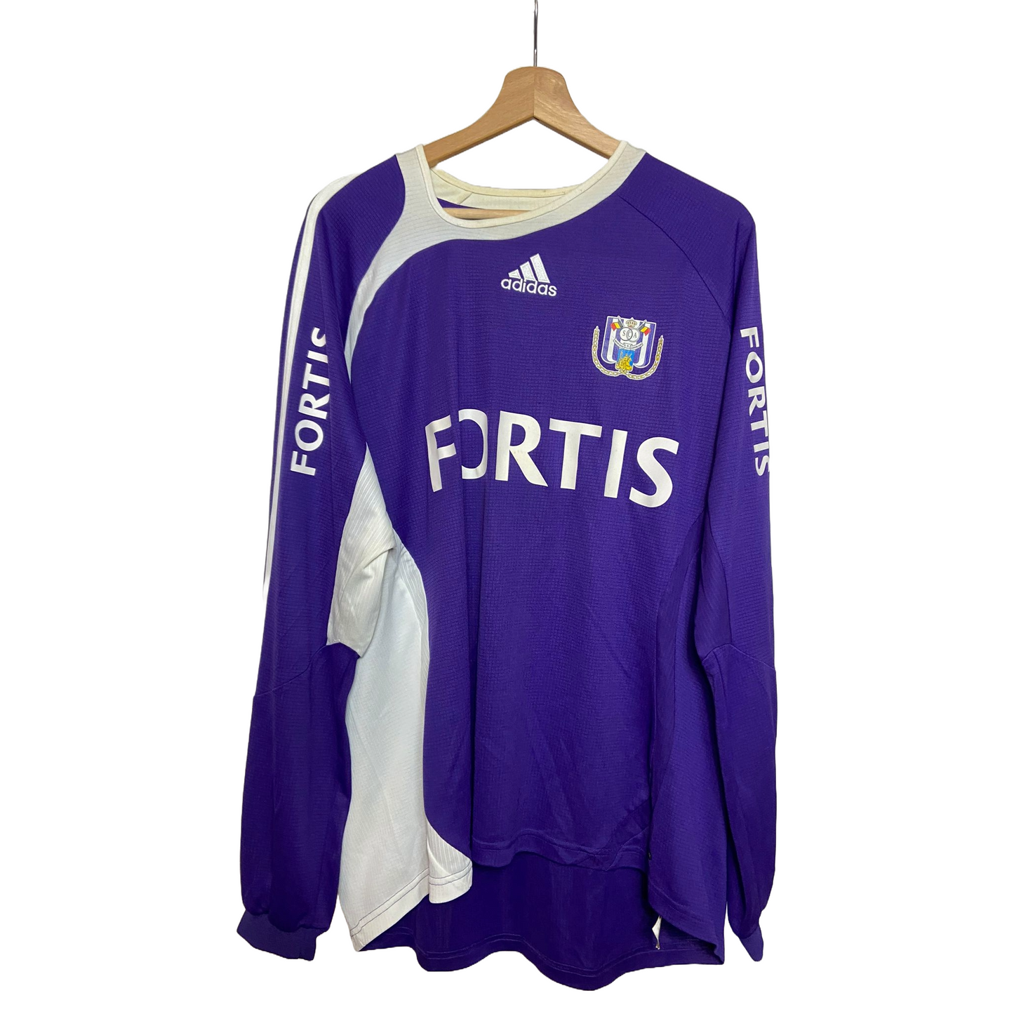 RSC Anderlecht 06/07 - Vanden Borre (XL) MATCHISSUED/WORN & SIGNED