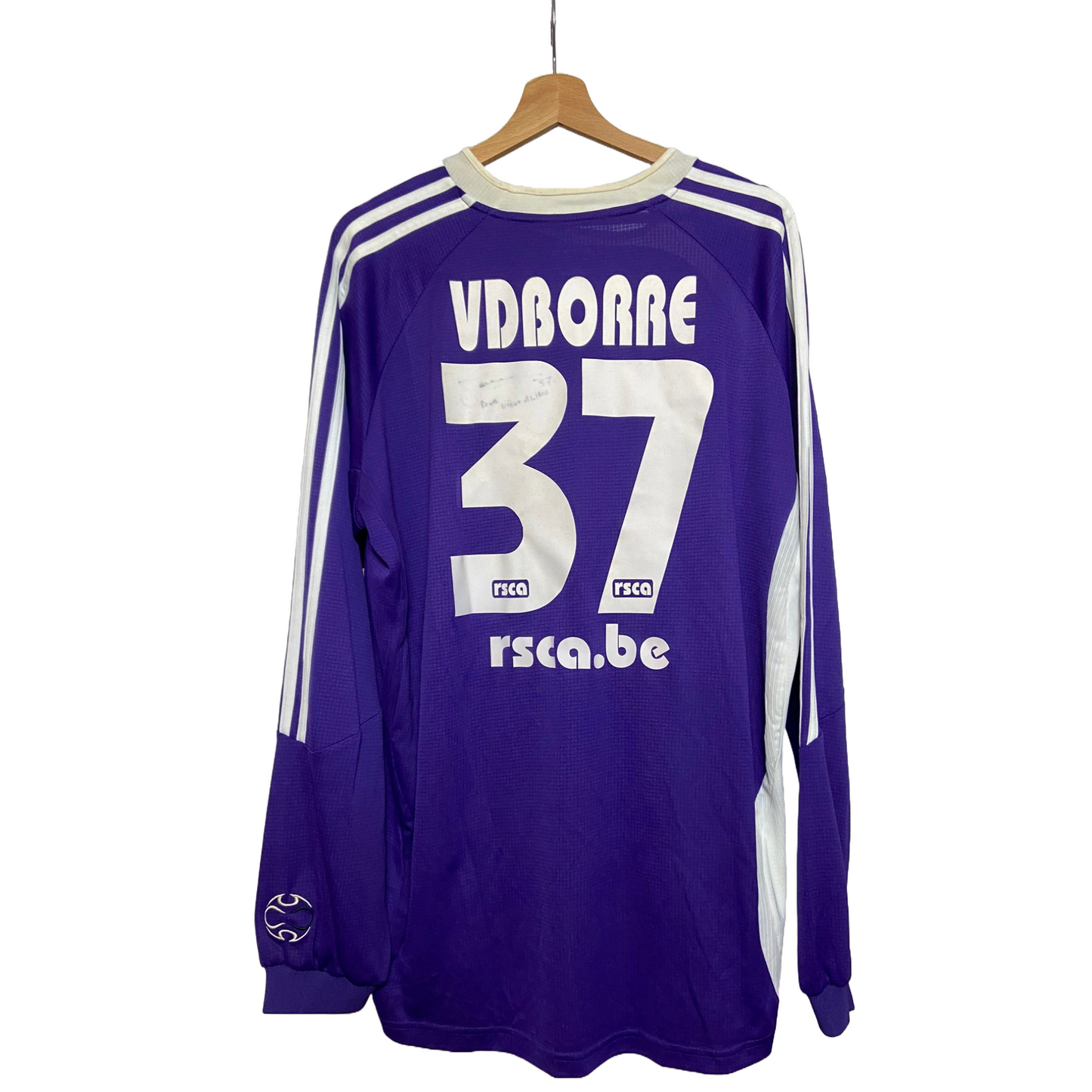 RSC Anderlecht 06/07 - Vanden Borre (XL) MATCHISSUED/WORN & SIGNED